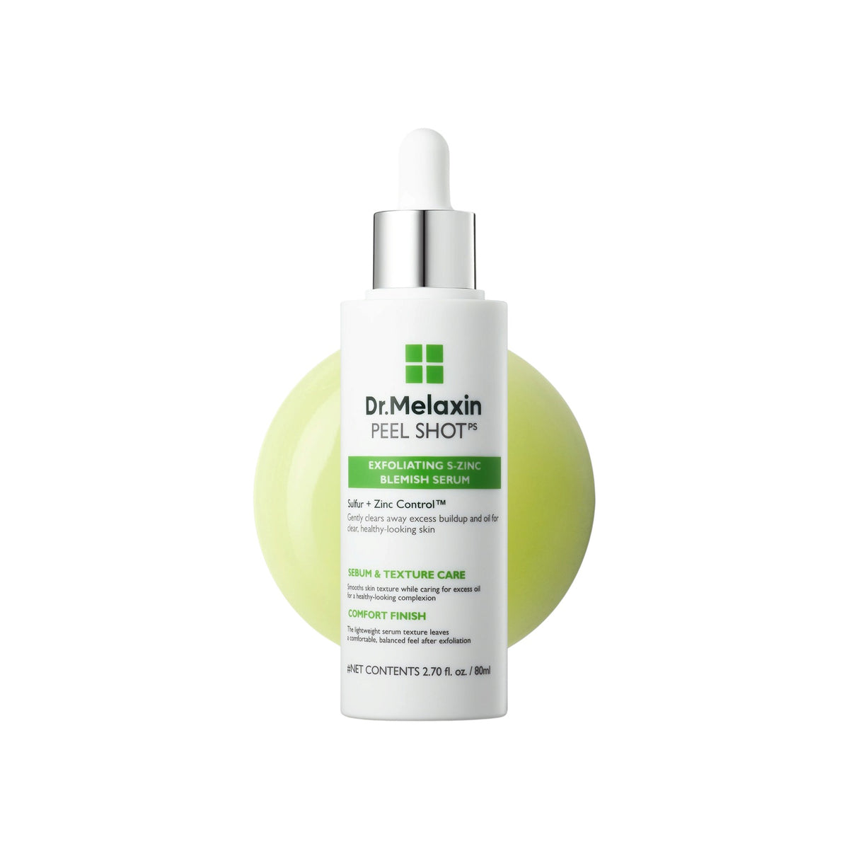 Dr. Melaxin Peel Shot Exfoliating S-Zinc Blemish Serum 80ml