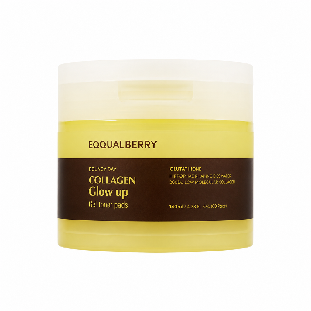 Eqqualberry - Collagen Glow Up Gel Toner Pad 60 Pads