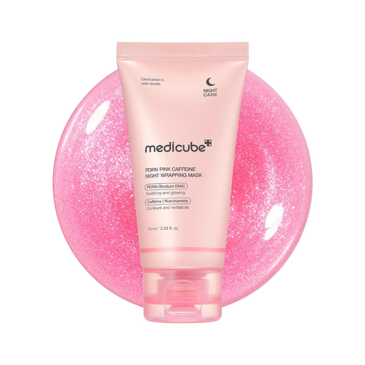 MEDICUBE PDRN Pink Caffeine Night Wrapping Mask – 80 ml