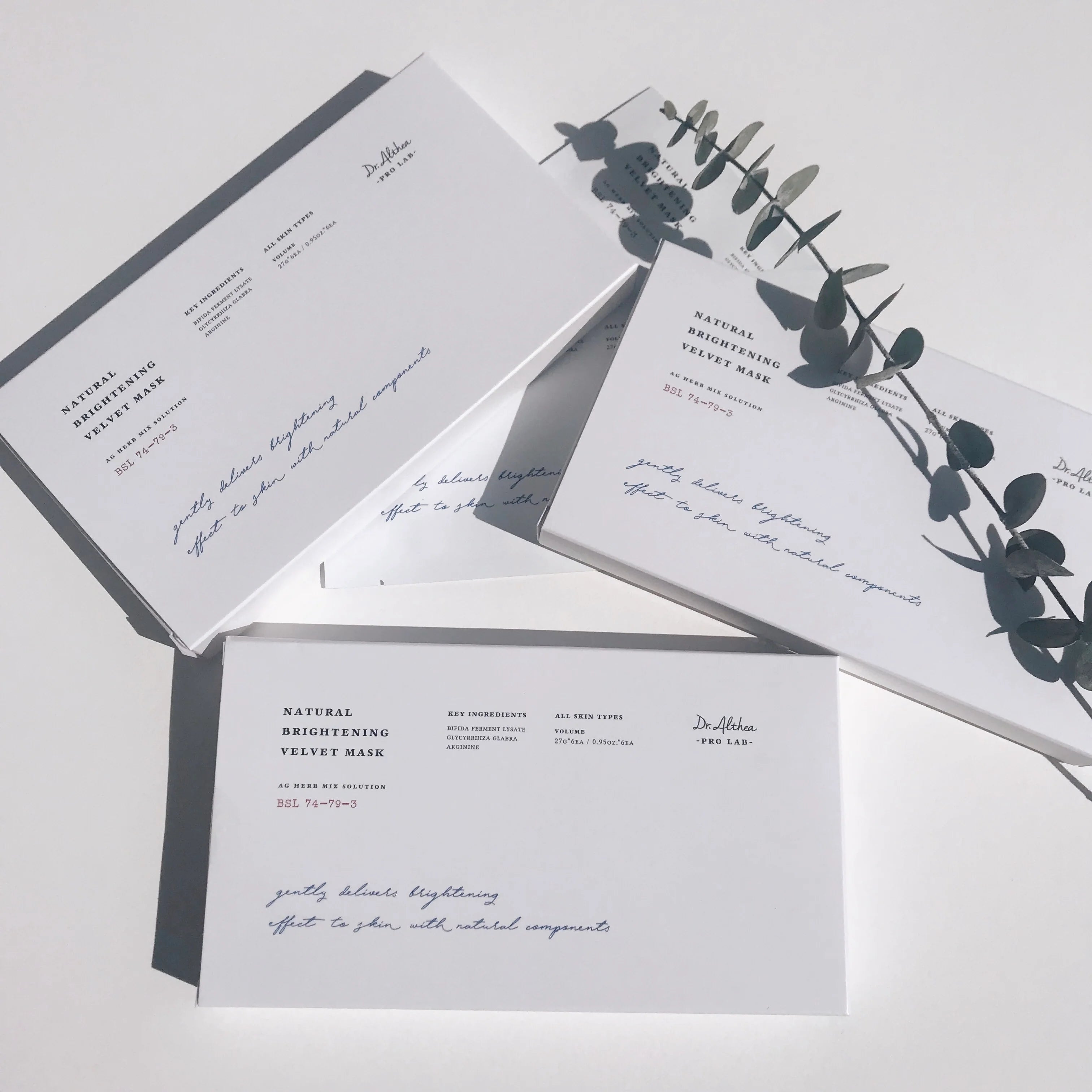 DR ALTHEA Natural Brightening Velvet Mask 27g 6 Mask/Pack