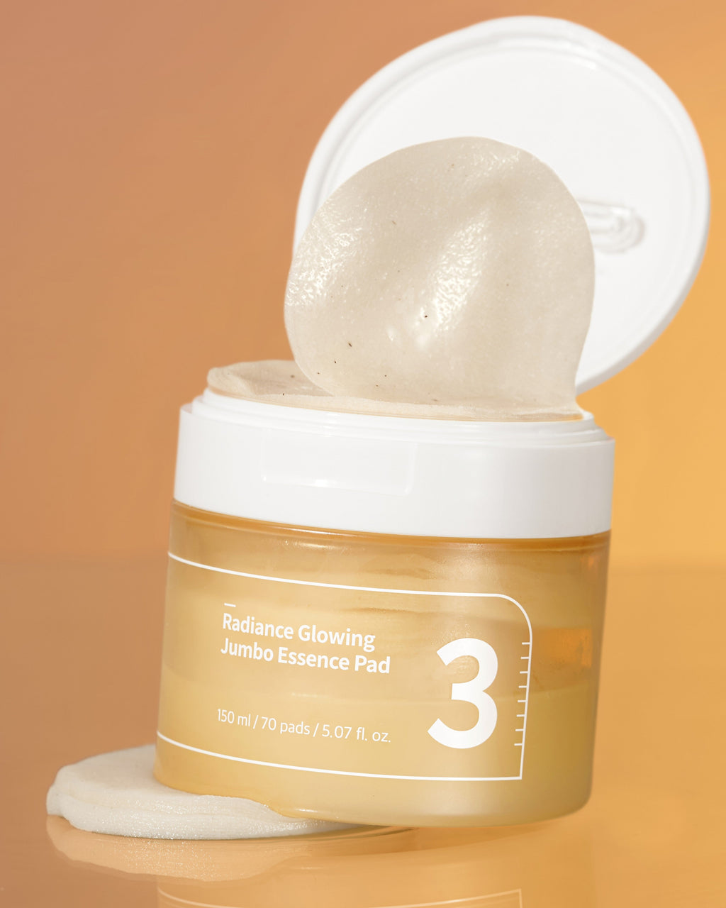 numbuzin No.3 Radiance Glowing Jumbo Essence Pad 150ml / 70 Pads