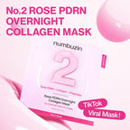 numbuzin No.2 Rose PDRN Overnight Collagen Mask 37g x 4 Mask