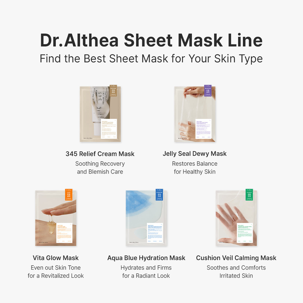 DR ALTHEA - Aqua Blue Hydration Mask 28g x 4
