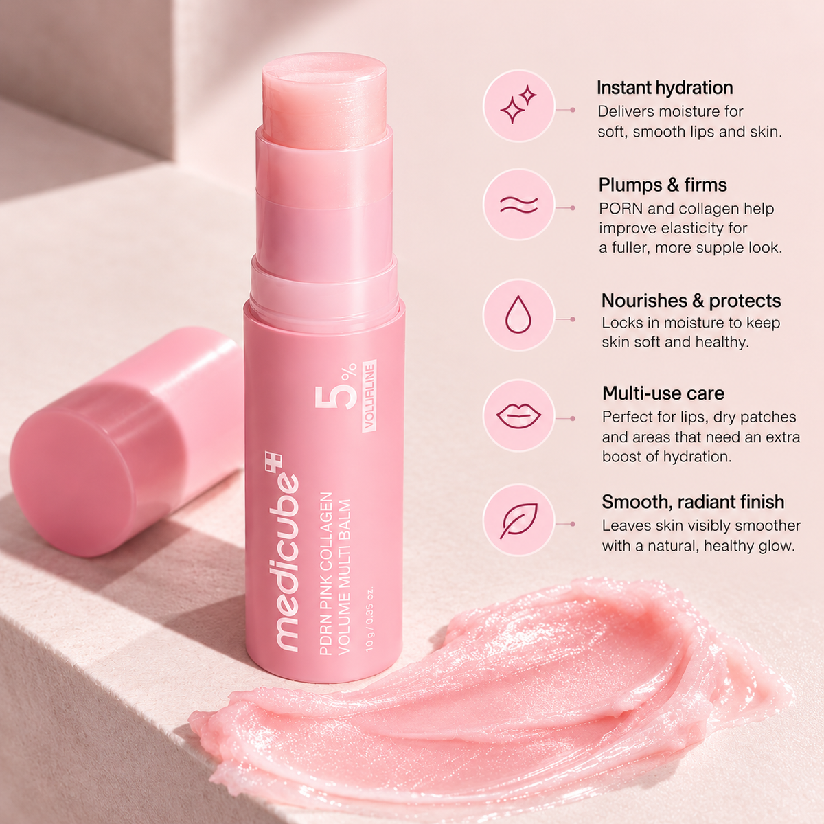 Medicube PDRN Pink Collagen Volume Multi Balm 10g