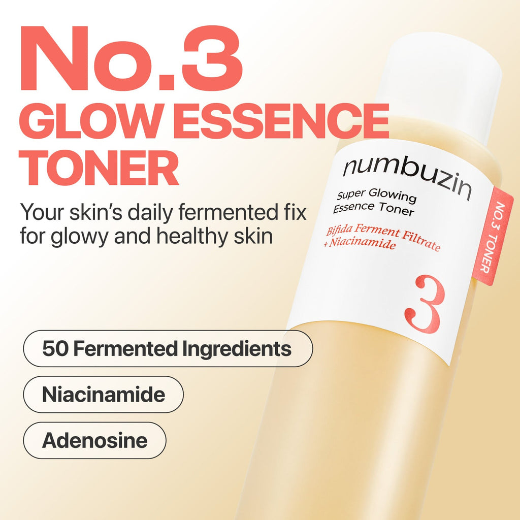 numbuzin No.3 Super Glowing Essence Toner 200ml
