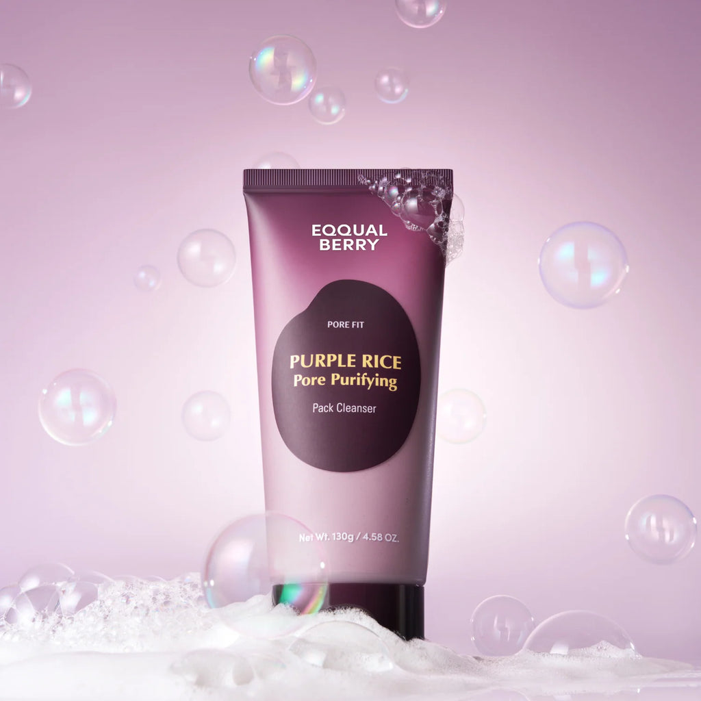 EQQUALBERRY – Purple Rice Pore Purifying Pack Cleanser 130ml