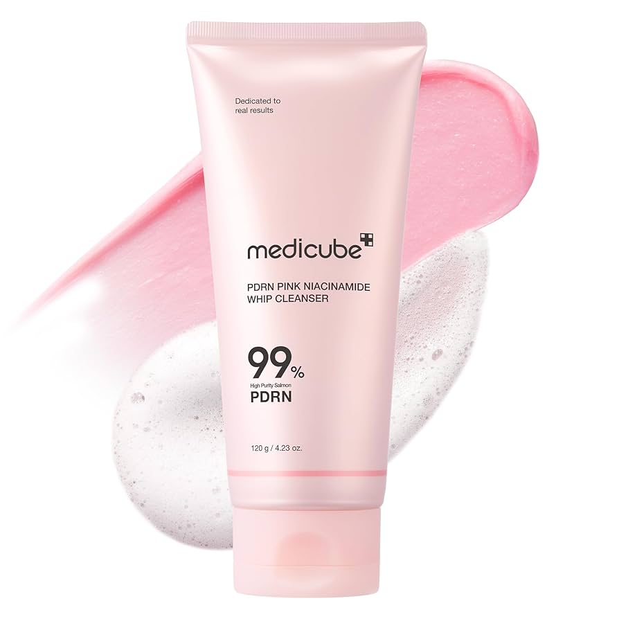 MEDICUBE PDRN Pink Niacinamide Whip Cleanser – 120 g