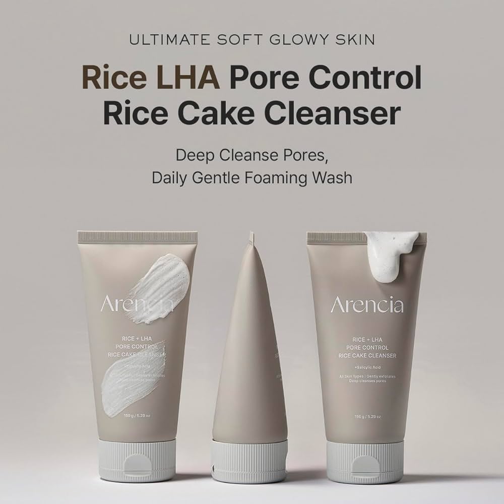 ARENCIA – Rice + LHA Pore Control Rice Cake Cleanser 150 g