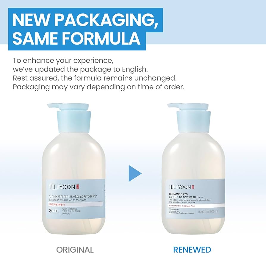 ILLIYOON Ceramide Ato 6.0 Top to Toe Wash – 500 ml