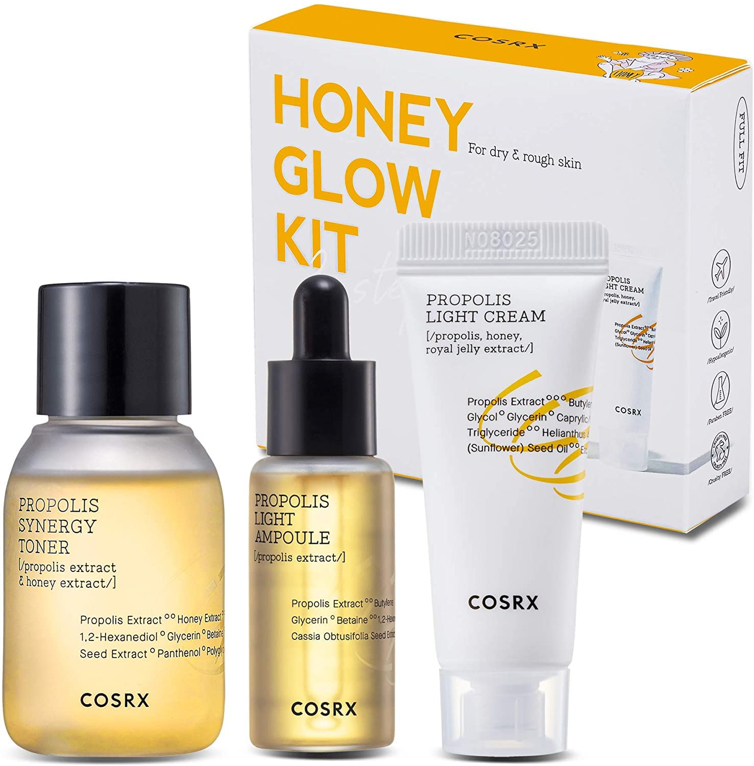 COSRX Full Fit Honey Glow Kit 3 pc kit