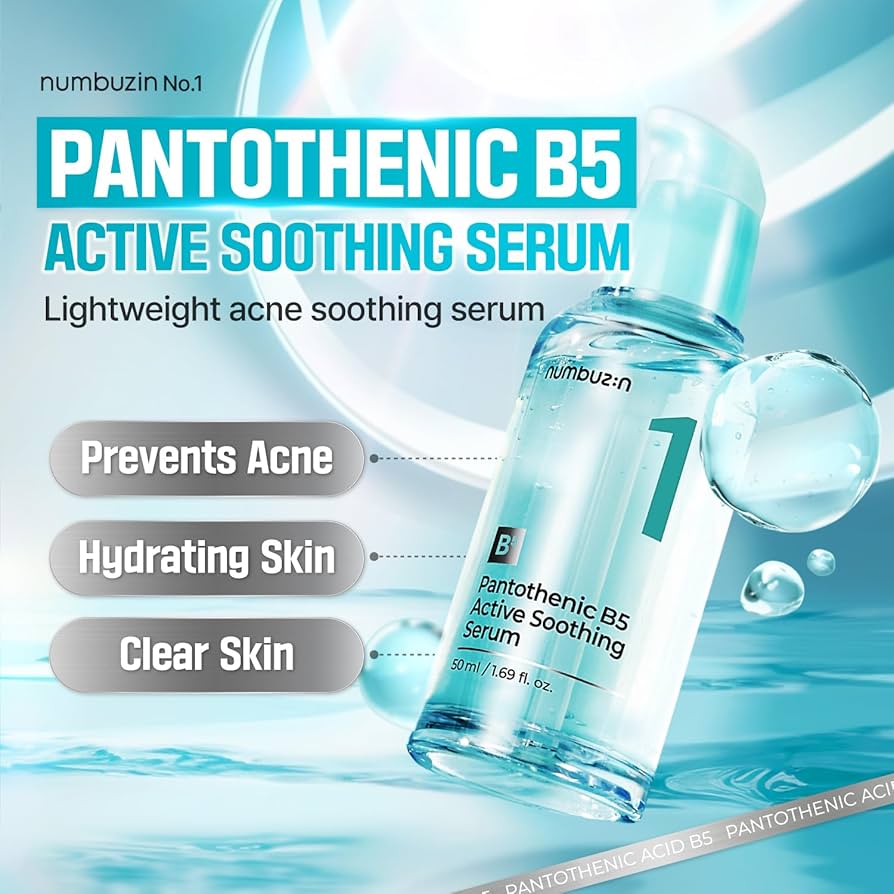 NUMBUZIN No.1 Pantothenic B5 Active Soothing Serum – 50 ml