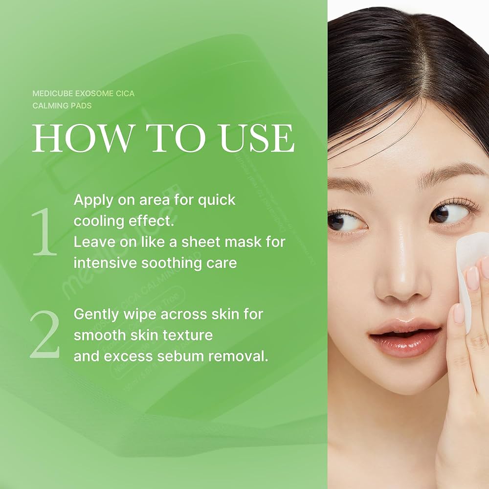 MEDICUBE Exosome Cica Toner Pads – 100 Pads