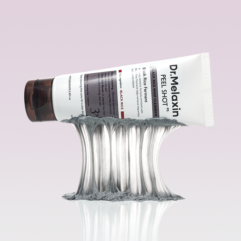 Dr. Melaxin Peel Shot Black Rice Whip Cleanser 100ml