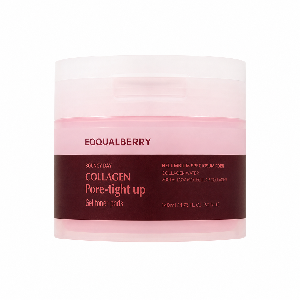 Eqqualberry - Collagen Pore-Tight Up Gel Toner Pad 60 Pads