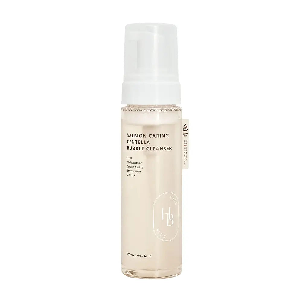 HEVEBLUE Salmon Caring Centella Bubble Cleanser – 150 ml