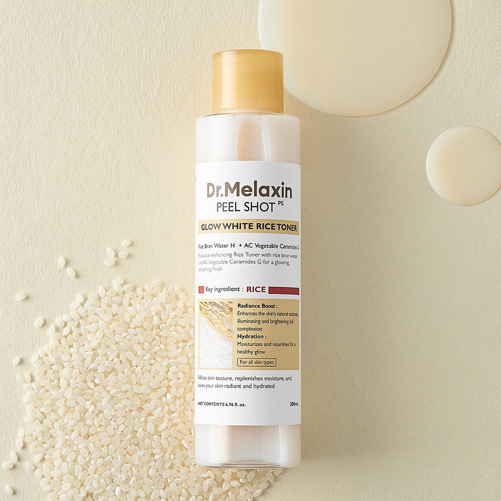 DR MELAXIN - Peel Shot Glow White Rice Toner 200ml