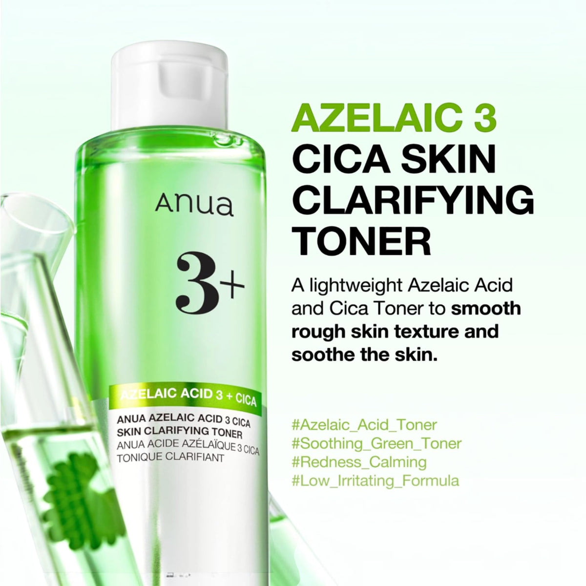 ANUA - Azelaic Acid + Cica Skin Clarifying Toner 250ml – image 2
