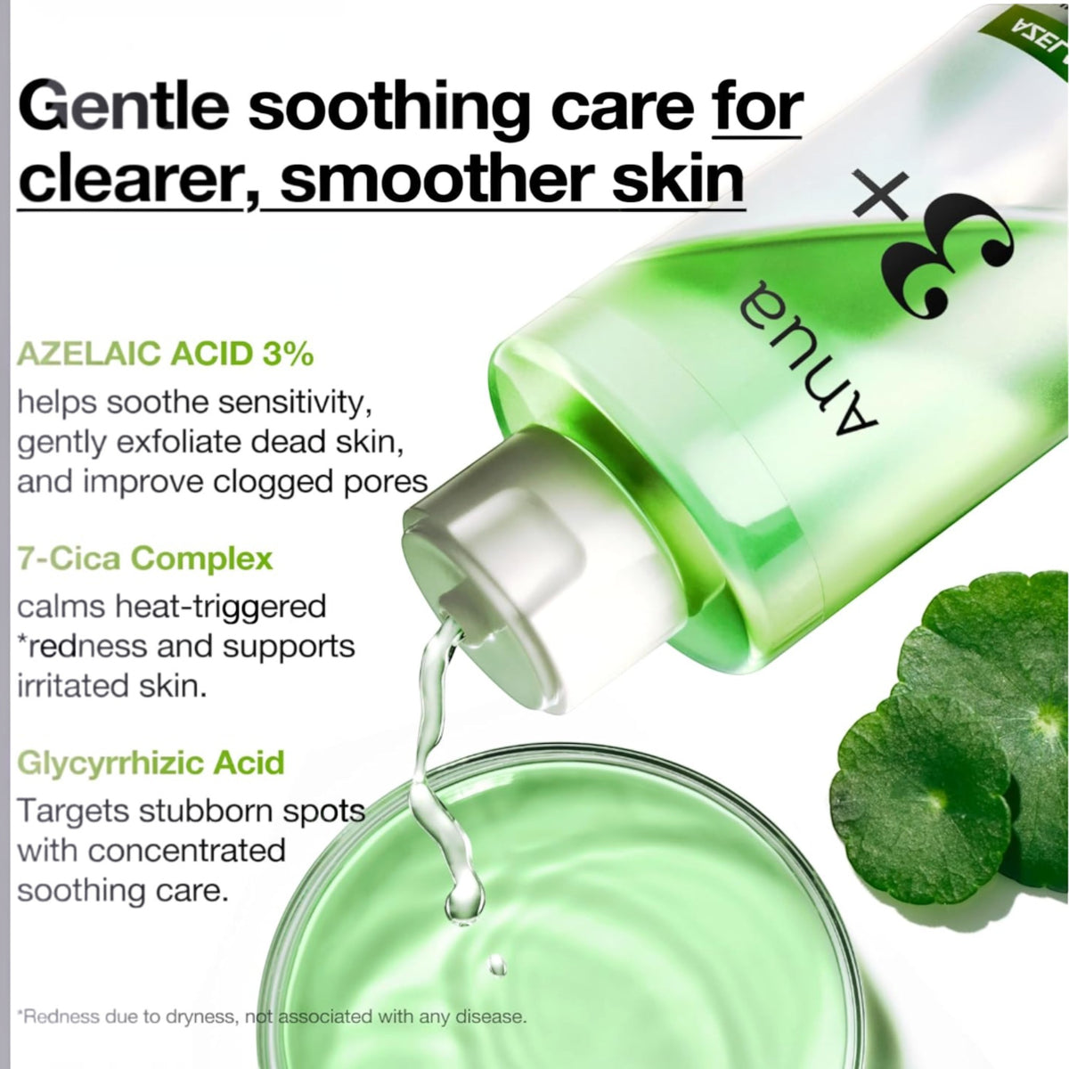 ANUA - Azelaic Acid + Cica Skin Clarifying Toner 250ml – image 3