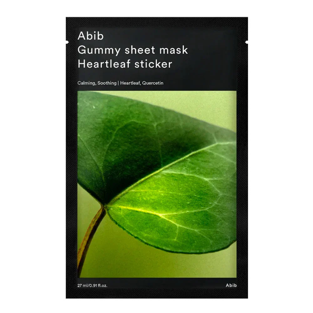 Abib - Gummy Sheet Mask Heartleaf Sticker 27ml