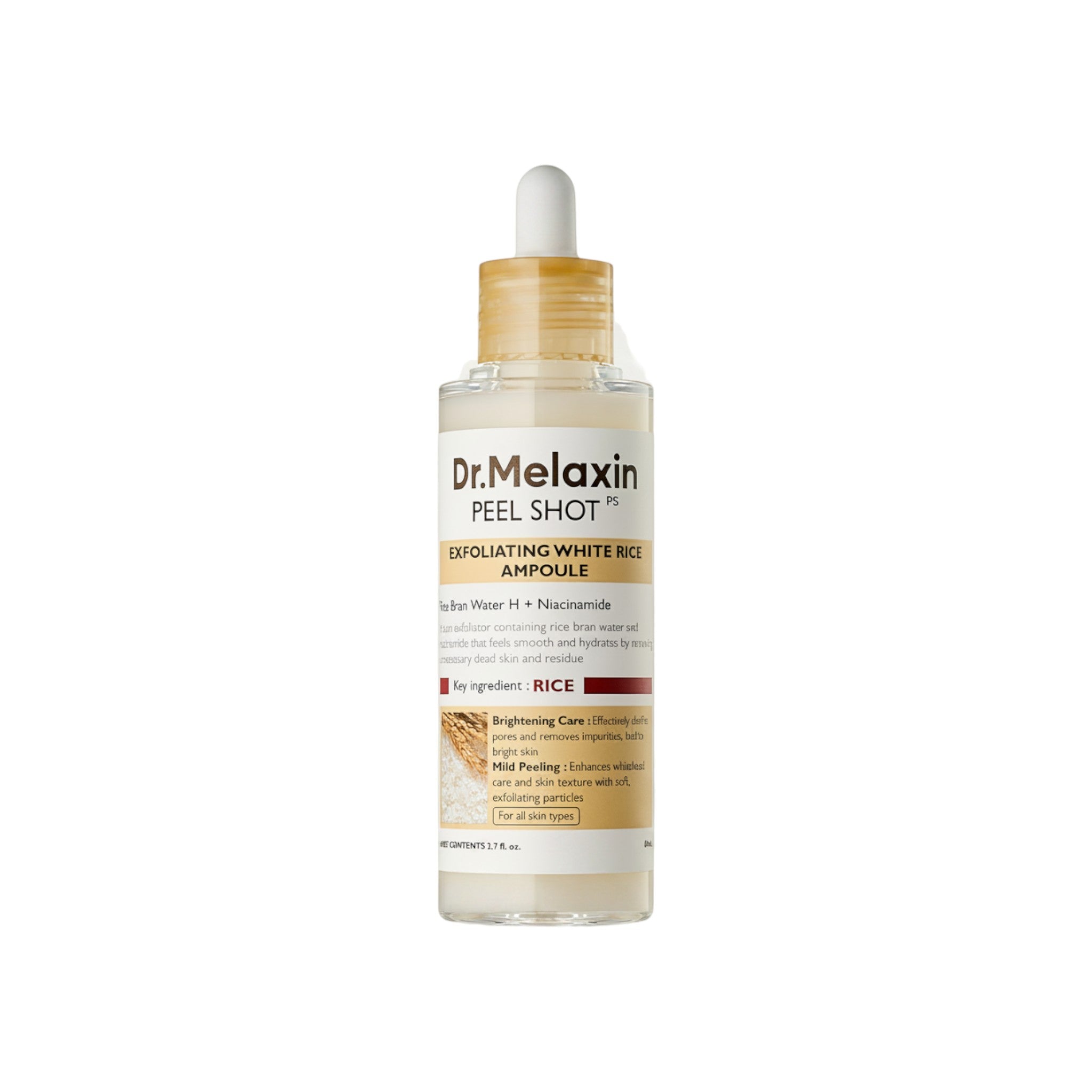 DR MELAXIN - Peel Shot Exfoliating White Rice Ampoule 80ml
