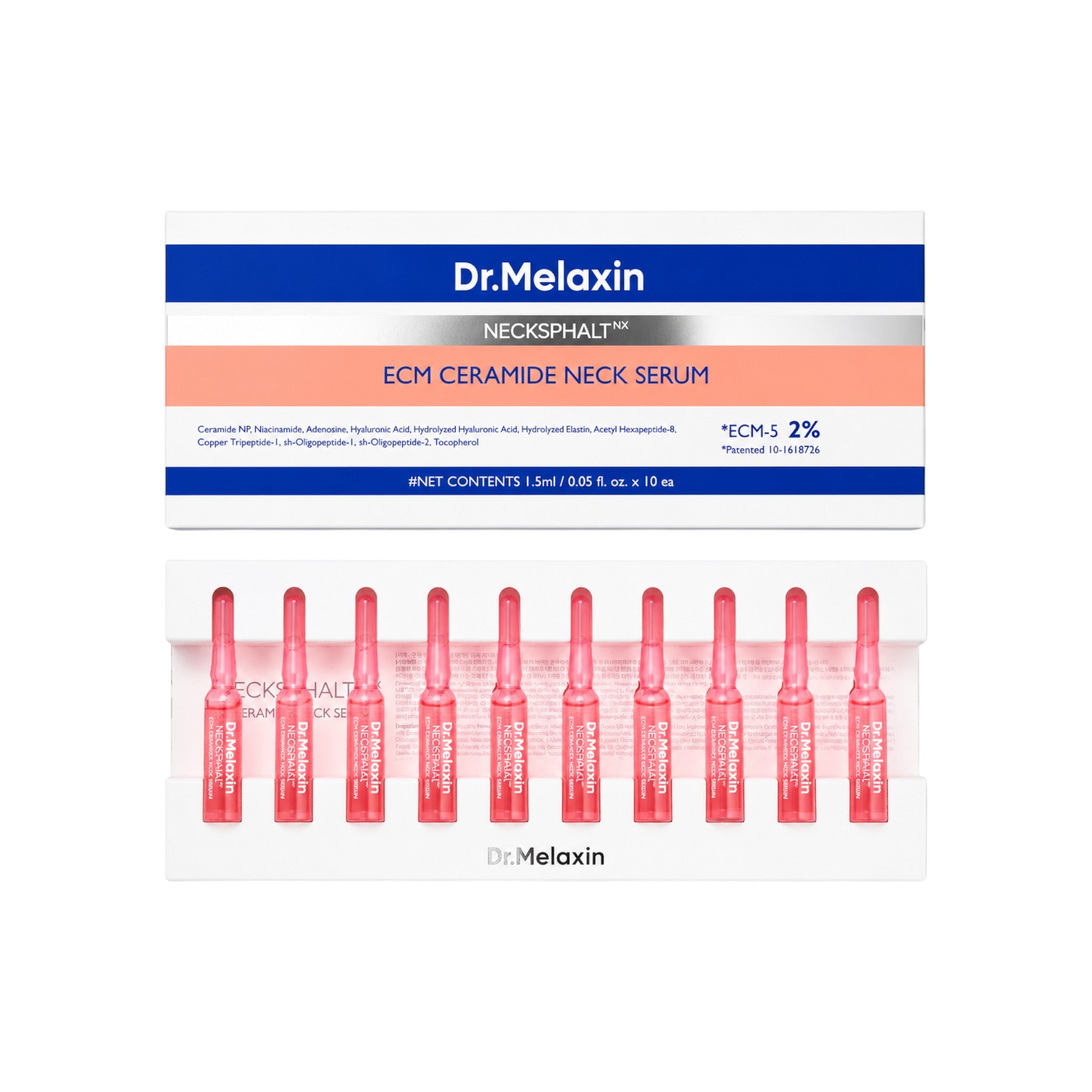 DR MELAXIN - NECKSPHALT ECM CERAMIDE NECK SERUM 1.5ml*10ea
