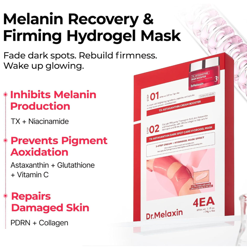 DR MELAXIN - TX-Astaxanthin Dark Spot Care Cream Hydrogel Mask – image 2
