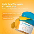 DR MELAXIN - TX-Kojic Acid Turmeric Toner Pad 190ml (70pads) – image 2