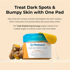 DR MELAXIN - TX-Kojic Acid Turmeric Toner Pad 190ml (70pads) – image 5