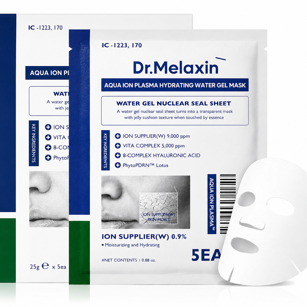 DR MELAXIN - Aqua Ion Plasma Hydrating Water Gel Mask 25gx5ea