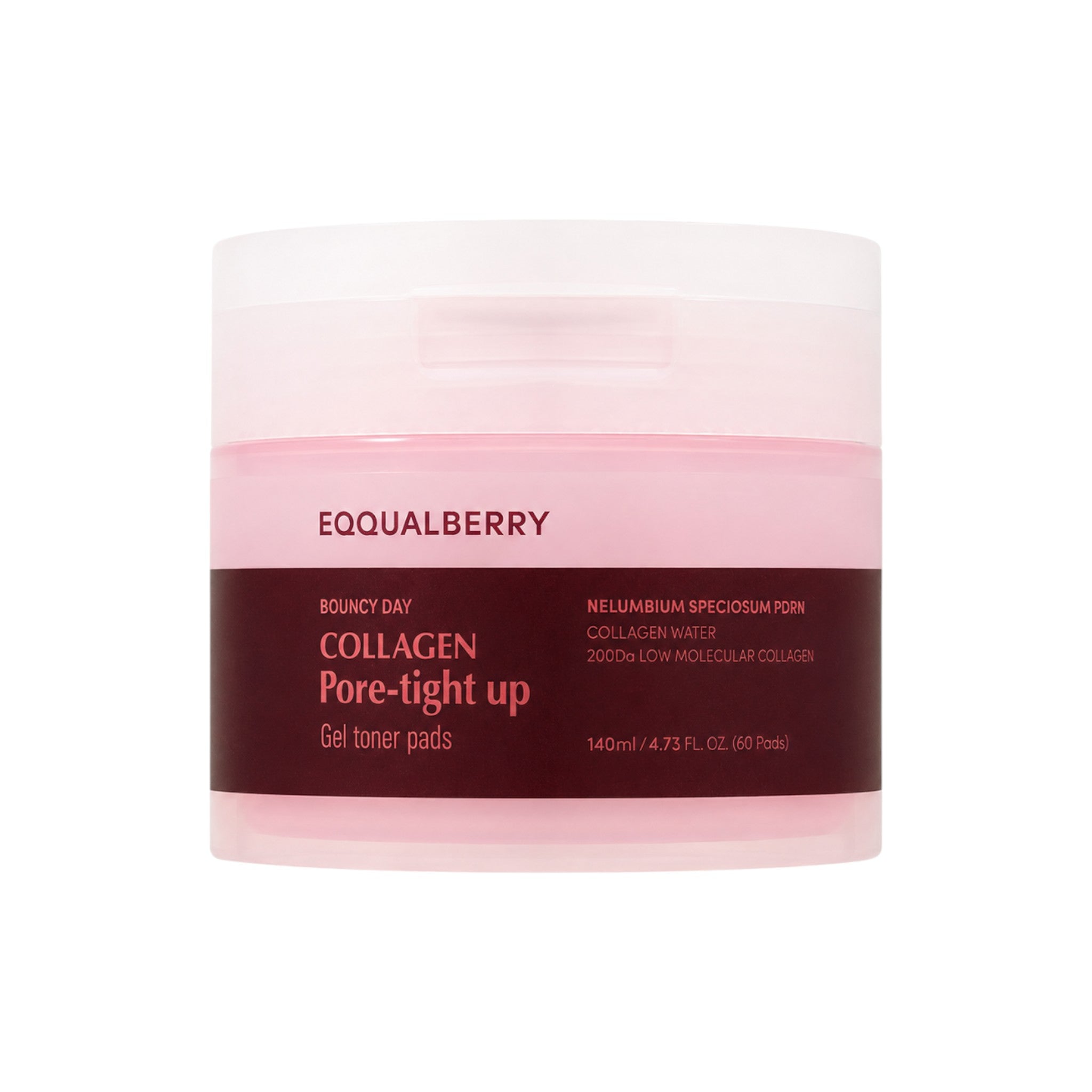 Eqqualberry - Collagen Pore-Tight Up Gel Toner Pad 60 Pads