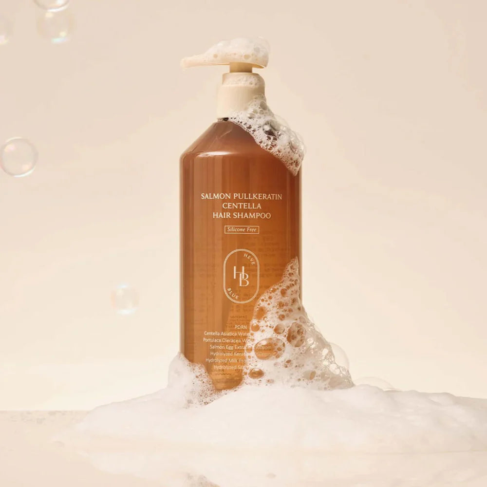HEVEBLUE Salmon Pullkeratin Centella Hair Shampoo – 300 ml