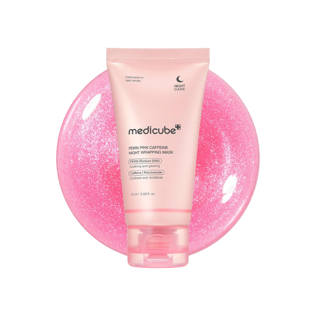 MEDICUBE PDRN Pink Caffeine Night Wrapping Mask – 80 ml