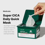 MEDICUBE Super Cica Daily Quick Mask – 30 Masks / Box