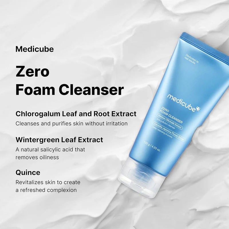 MEDICUBE Zero Foam Cleanser – 120 ml