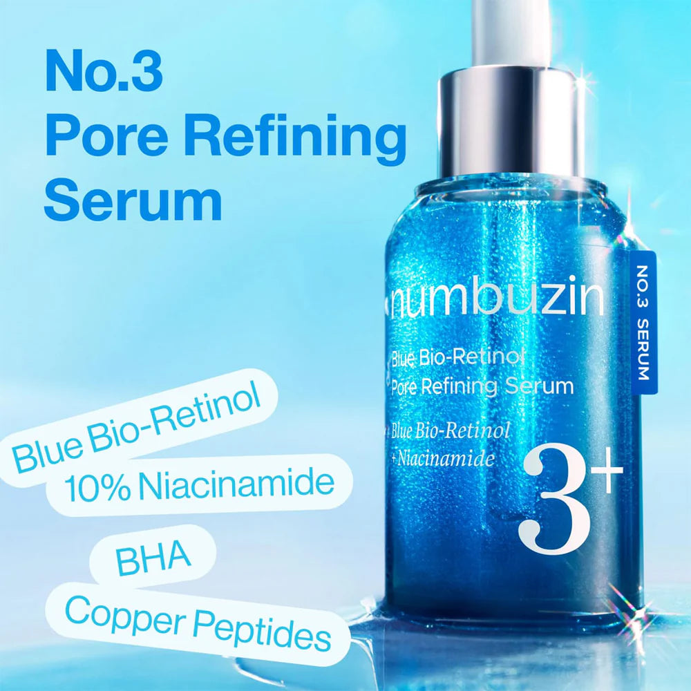 NUMBUZIN No.3 Blue Bio-Retinol Refining Serum – 30 ml