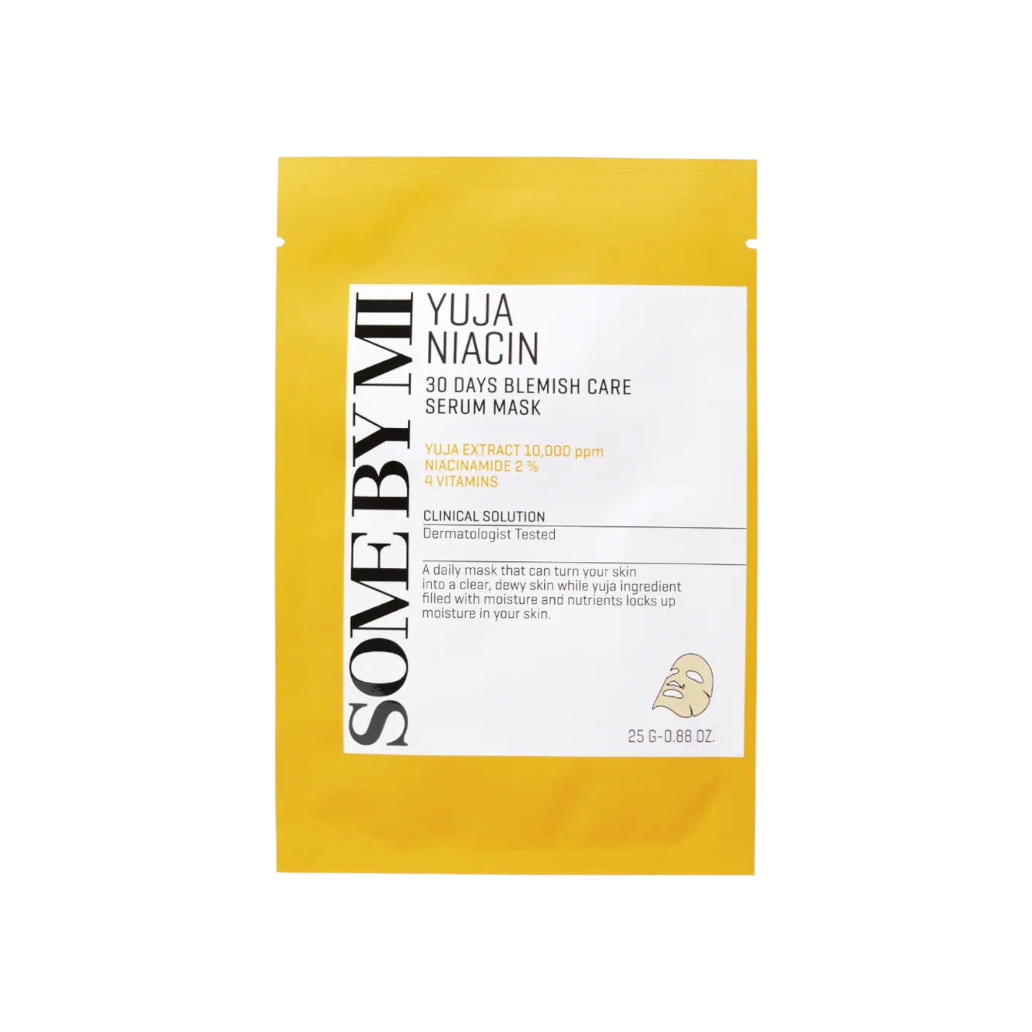SOME BY MI Yuja Niacin 30 Days Blemish Care Serum Mask – 25 g (Single)