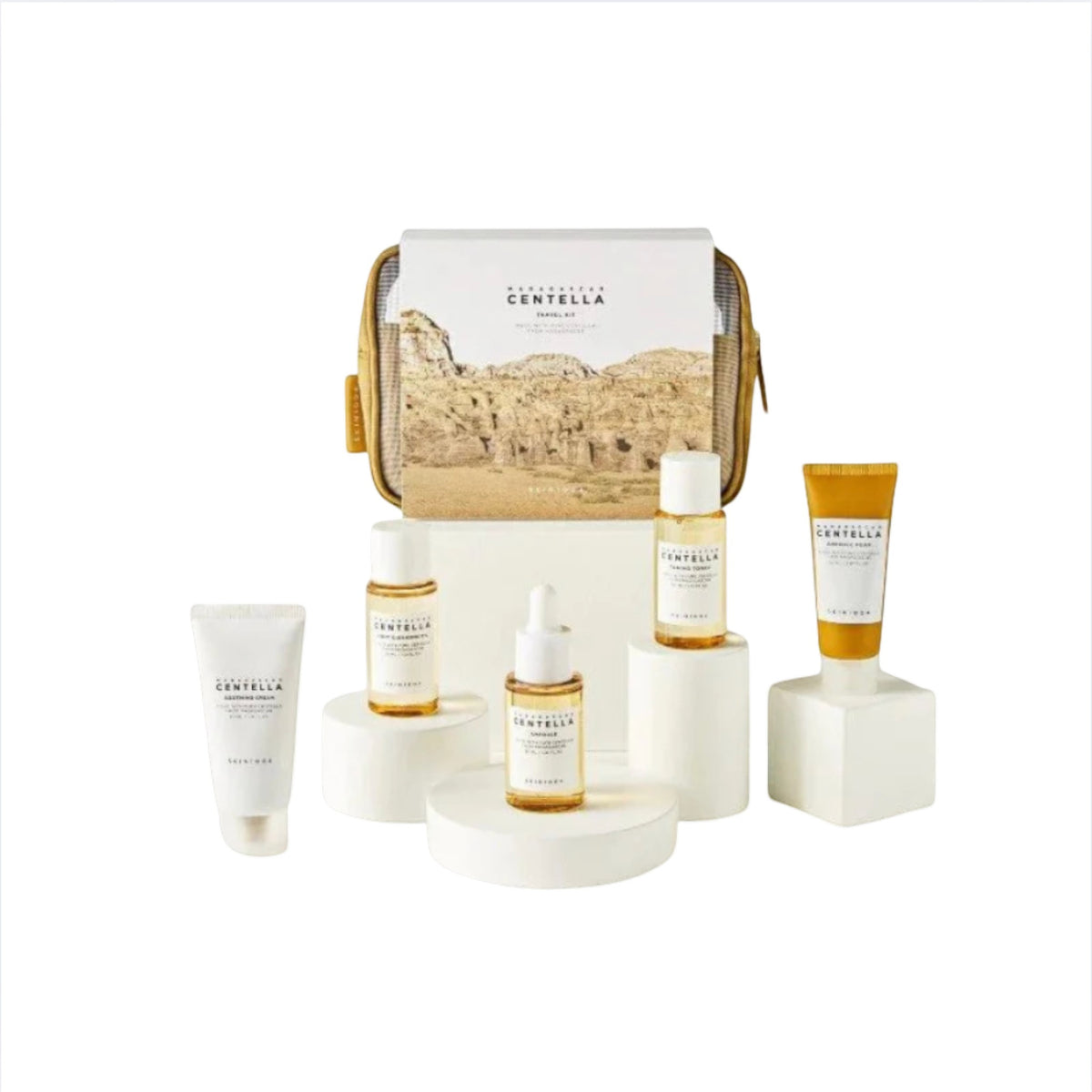 SKIN1004 – Madagascar Centella Travel Kit Pouch (5-Piece Set)