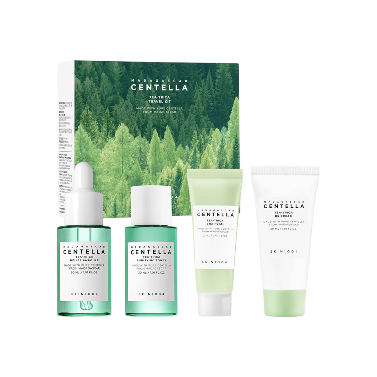 Skin1004 Madagascar Centella Tea-Trica Travel Kit