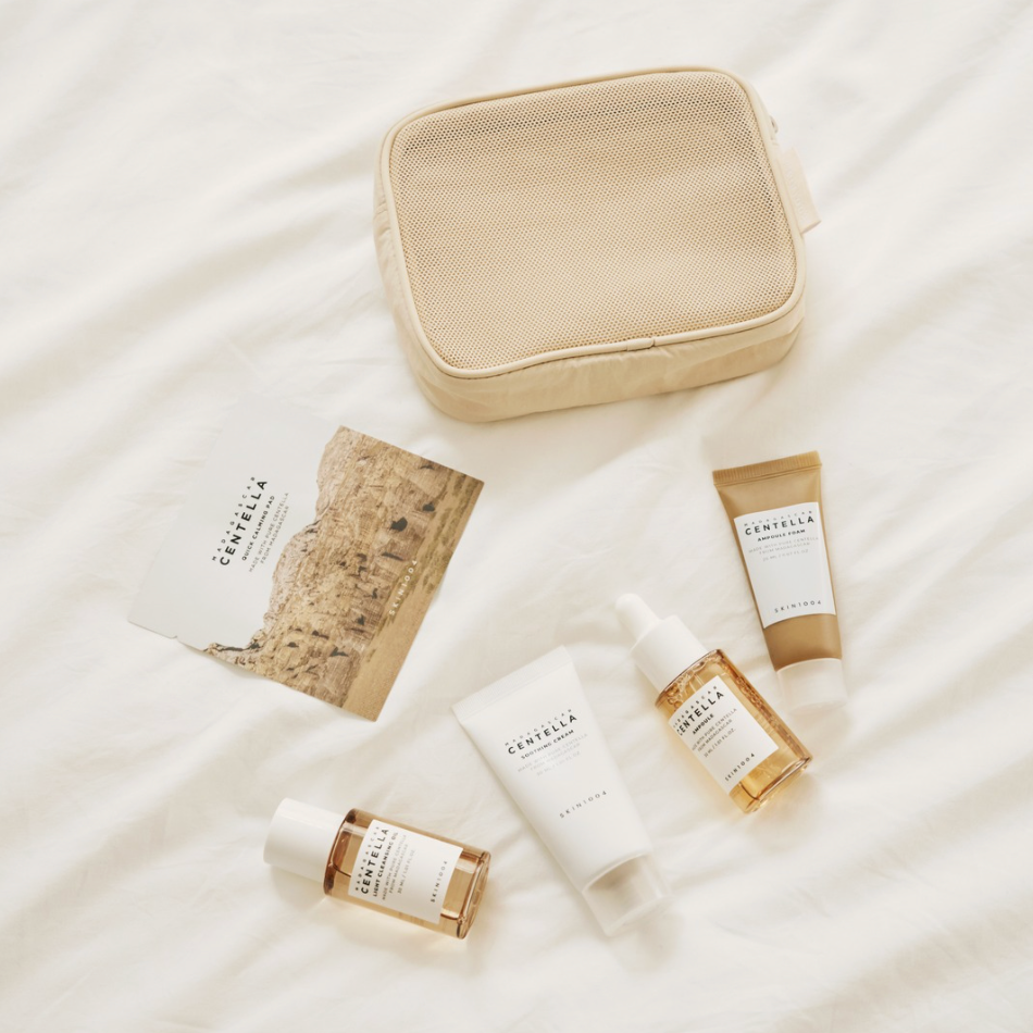 SKIN1004 – Madagascar Centella Travel Kit Pouch (5-Piece Set)