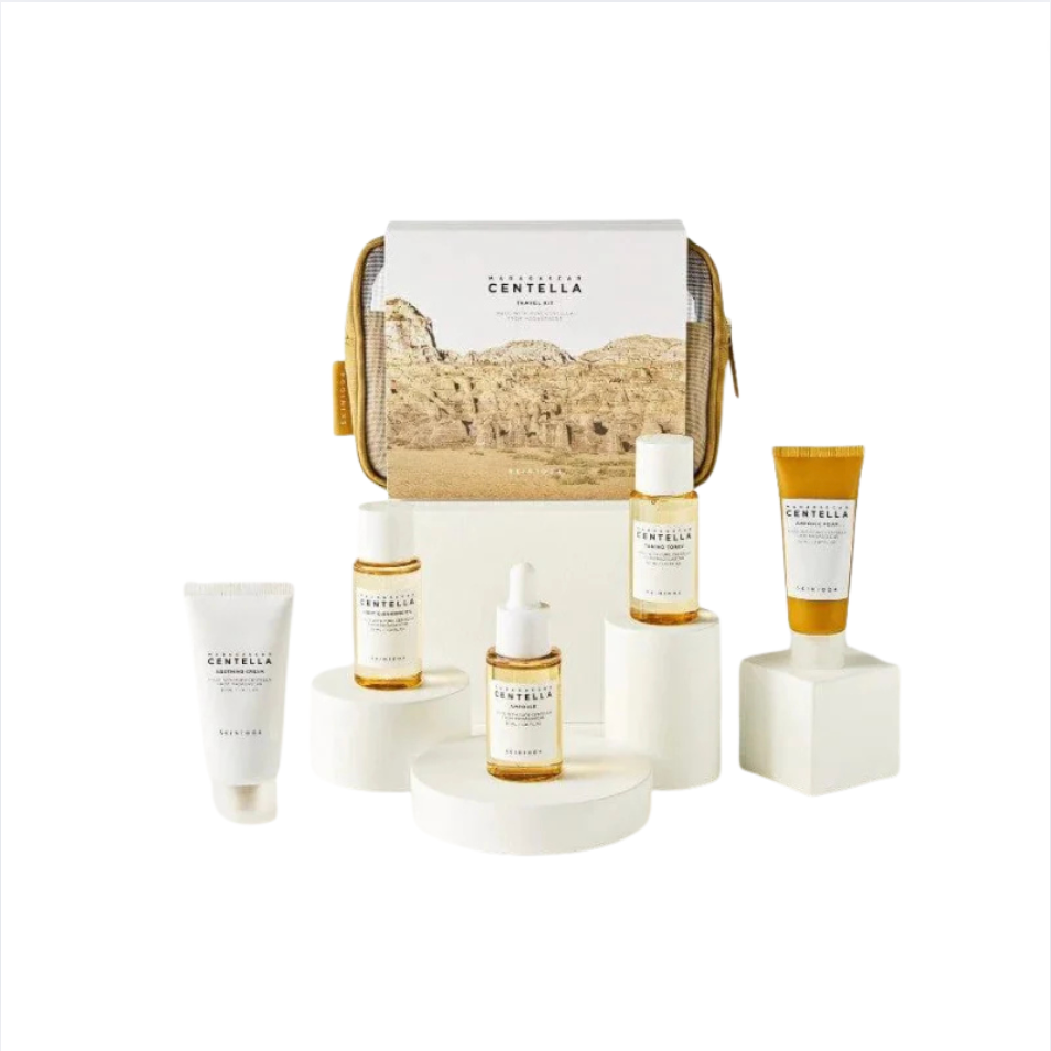 SKIN1004 – Madagascar Centella Travel Kit Pouch (5-Piece Set)