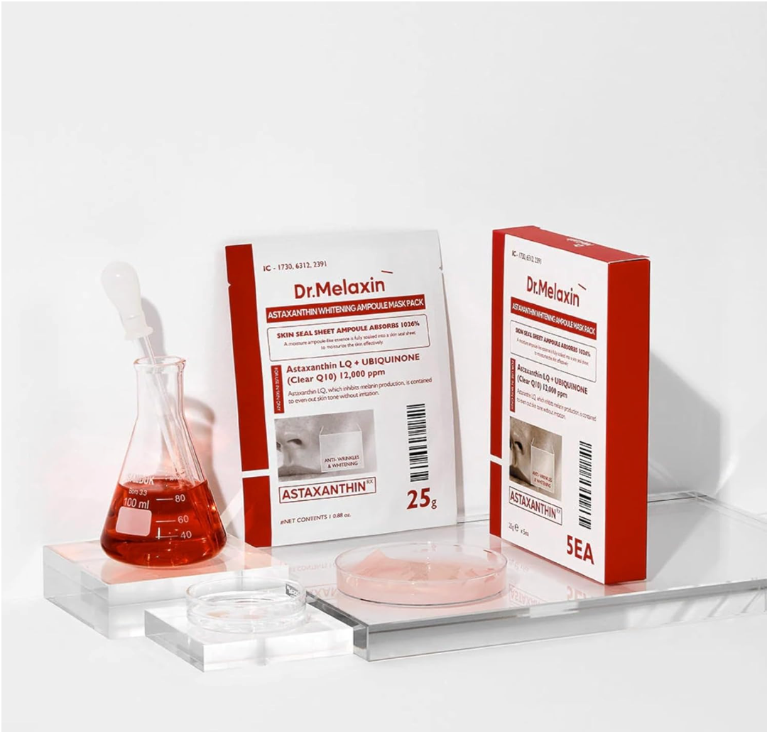 DR MELAXIN - TX-ASTAXANTHIN BRIGHTENING SERUM MASK 25GX5EA