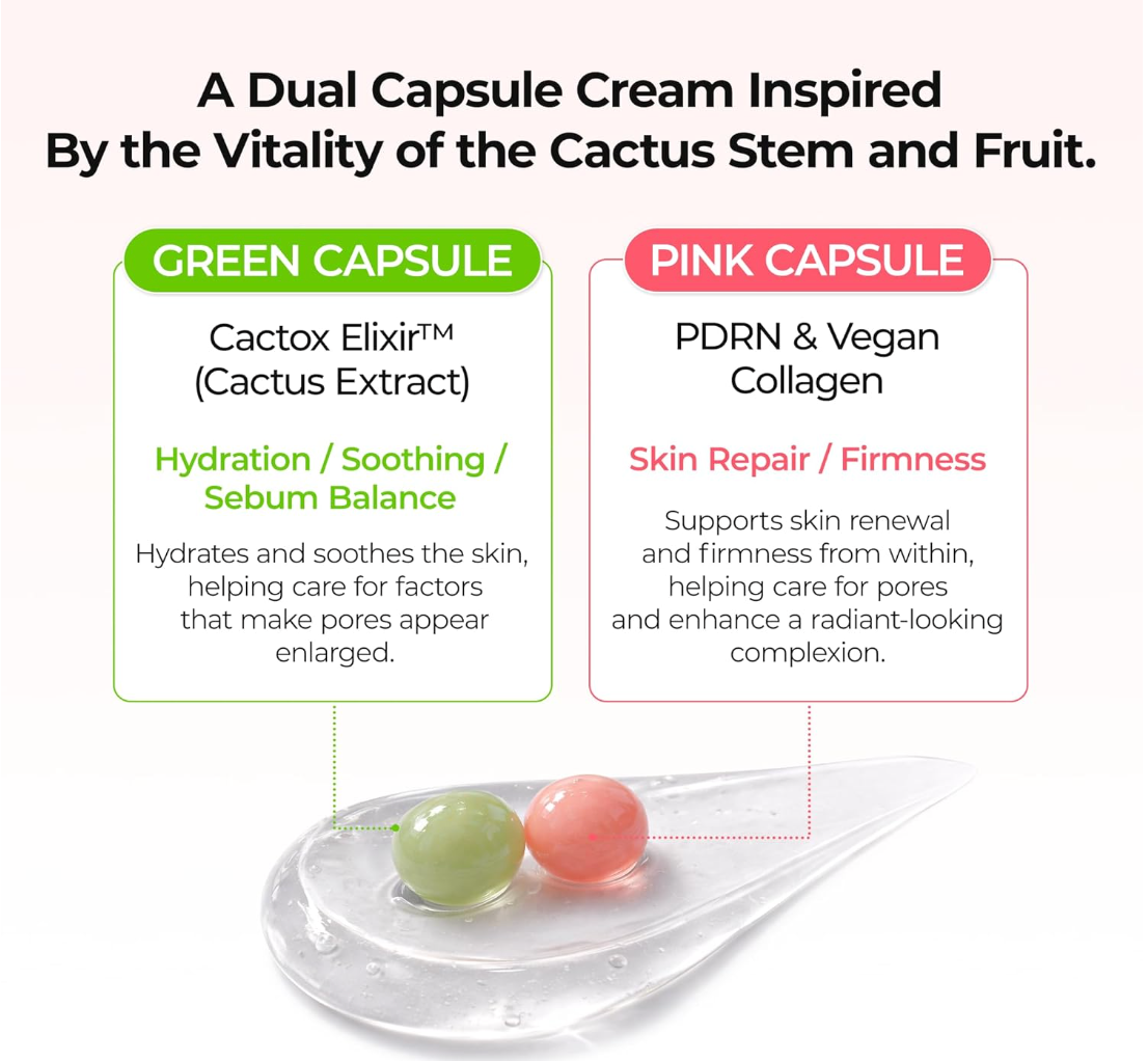 DR MELAXIN - Cactox Pore Relief Dual Capsule Cream 65g