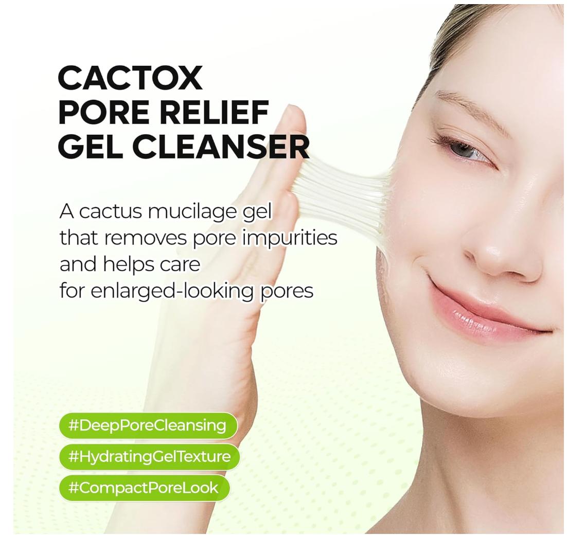 DR MELAXIN - Cactox Pore Relief Gel Cleanser 120ml