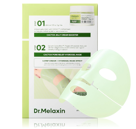 DR MELAXIN - Cactox Pore Relief Jelly Cream Hydrogel Mask 34gX4ea