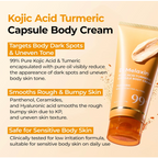 DR MELAXIN - Kojic Acid Turmeric Capsule Body Cream 200g
