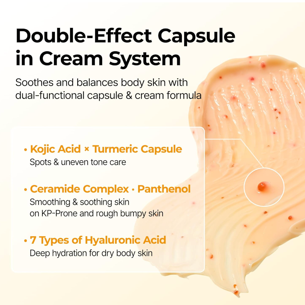 DR MELAXIN - Kojic Acid Turmeric Capsule Body Cream 200g