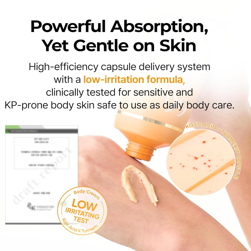 DR MELAXIN - Kojic Acid Turmeric Capsule Body Cream 200g