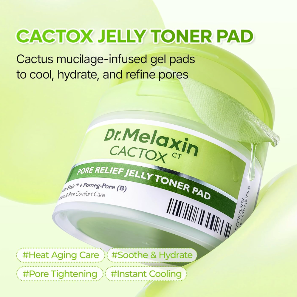 DR MELAXIN - Cactox Pore Relief Jelly Toner Pad 170ml (60pads)