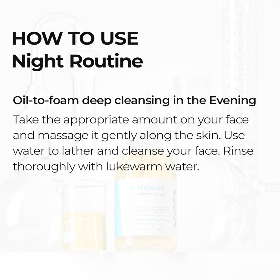 DR MELAXIN - TX Ampoule Cleanser 100ml