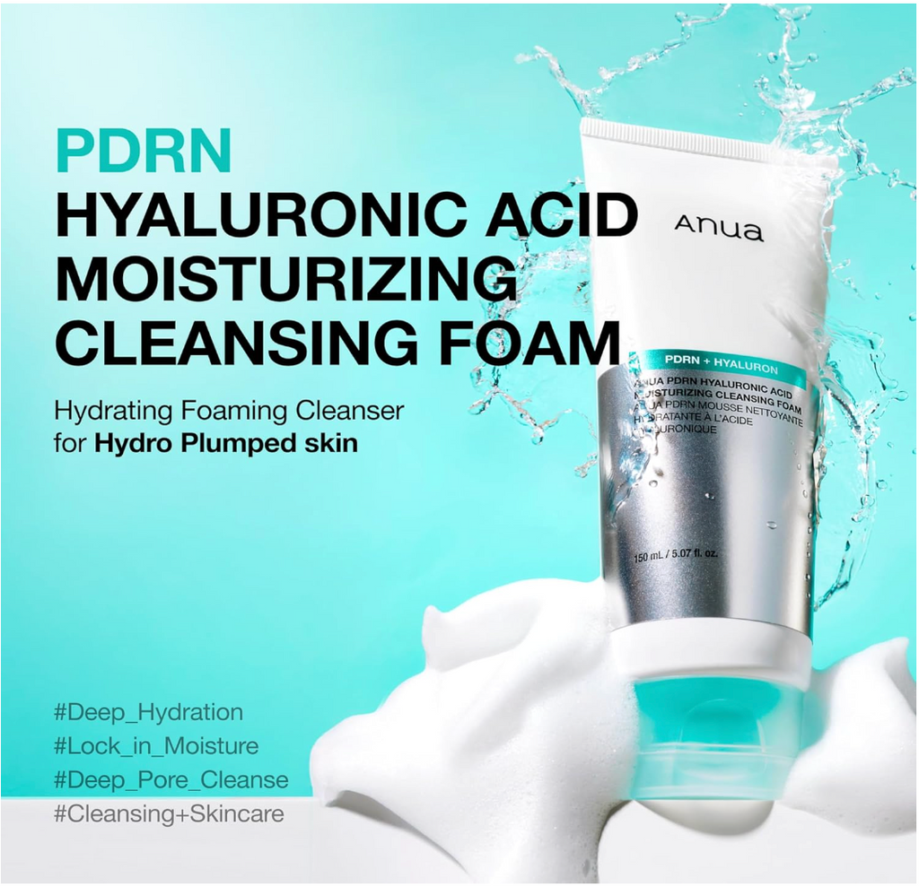 ANUA - PDRN Hyaluronic Acid Moisturising Cleansing Foam 150ml